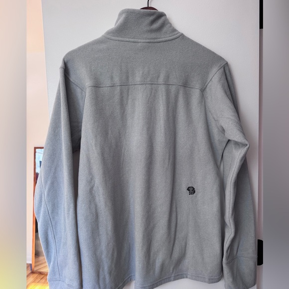 Mountain Hardwear Women’s XL Gray Microchill 2.0 1/4 Long Sleeve Zip-T Fleece - Picture 6 of 7